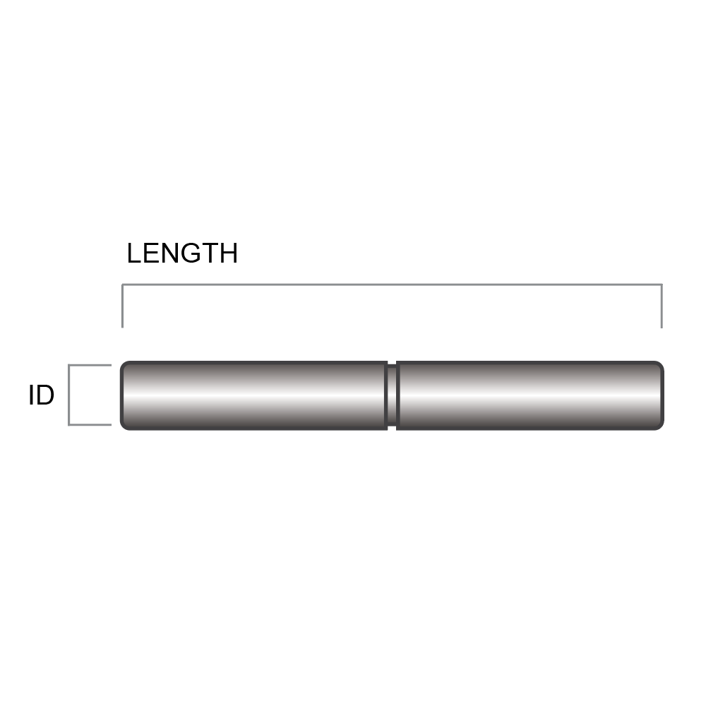 Tube for 0.90mm Pin, 1.2 X 4.0, 10 Pieces