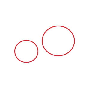 Generic Gaskets: Gasket, Red I Caseback ID 21.85 - 3090.10 - Jules Borel
