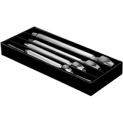 Bergeon Square-Head Pin Vises, Set of 4, 1842-B