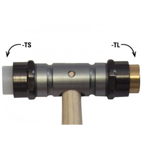 Nylon & Brass Hammers: Bergeon Brass Tip for BG30417, Head Length 65mm, 30417-TL - Bergeon