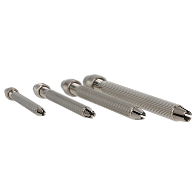 Bergeon Square-Head Pin Vises, Set of 3, 1842-A