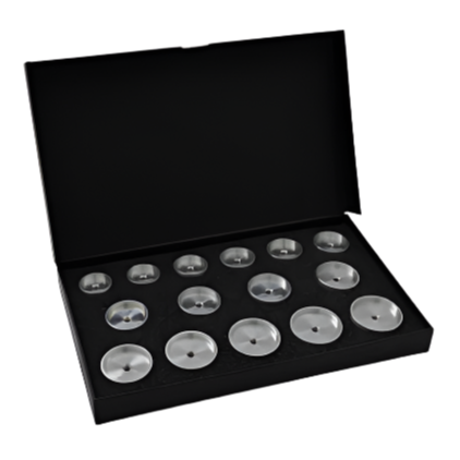 Dies: Bergeon Straight Wall Pressing Dies, Set of 15, 5499-15 - Bergeon