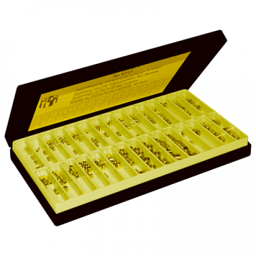 Bergeon Brass Bushing Assortment, 210 pieces, 6717