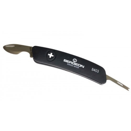 Case Openers: Bergeon Case Opener Knife and Spring Bar Tool, 8403 - Bergeon