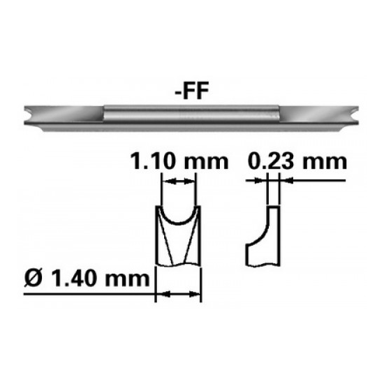 Spring Bar Tools & Gauges: Spare Fork Fine for BG6825, 6825-FF - Bergeon