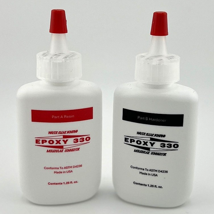 Epoxy: Epoxy 330, Clear, 1.25 oz Bottles - Hughes