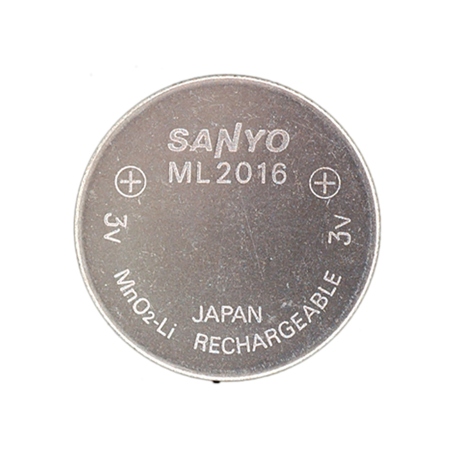 Casio Capacitors: Sanyo Lithium Battery, CL2016, 20.0mm x 1.6mm - Sanyo