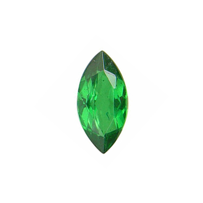 Navette Green Foilback, 10 x 5mm - 944-442/5