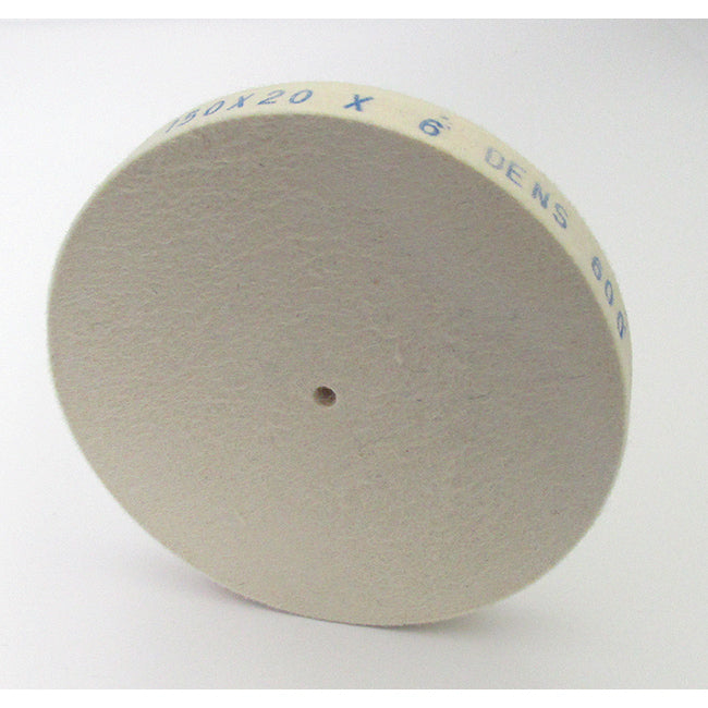 Spanish Felt Buff, Hard, Diameter 6", Width 1/2"