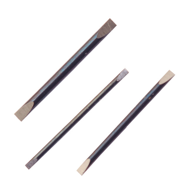 Screwdriver Blades: Replacement Blades, Reversible, 1.30mm, Black - EuroTool