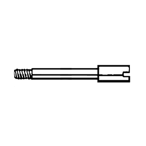 Pivot Shanks: Pivot Shank, Total Length 8.13mm, Head Length 3.00mm, Head Diameter 1.50mm - MPS200D - Jules Borel