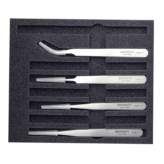bergeon-7028-jb-spec-superalloy-tweezers-set-of-4
