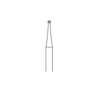 Stone Setting Burs: Busch Stone Setting Bur, General Steel, Size 2, ISO 0125 - Busch