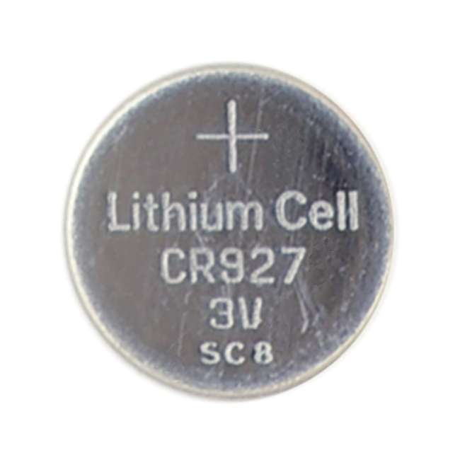 Renata Lithium Battery, CR927, 9.5mm x 2.7mm