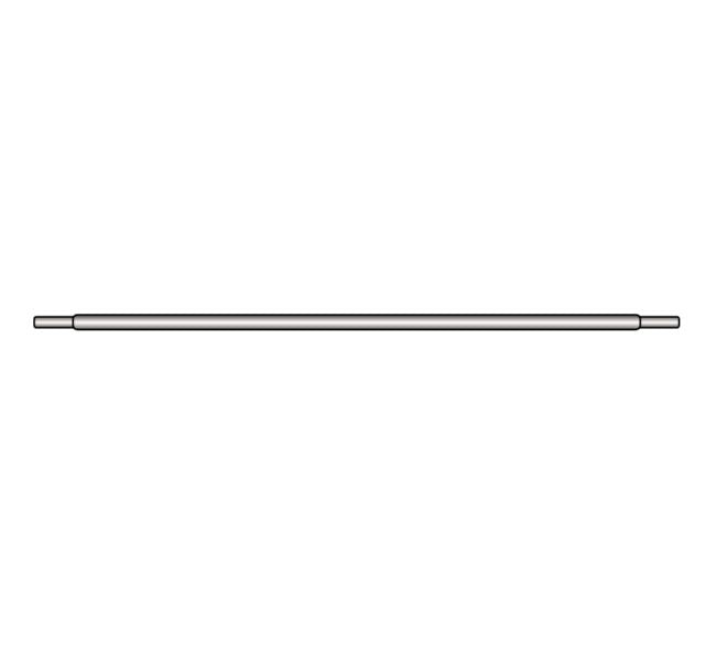 Spring Bars: Single Shoulder Spring Bar, Diameter 1.00mm, Lug Size 6mm, 20-Pack - Jules Borel
