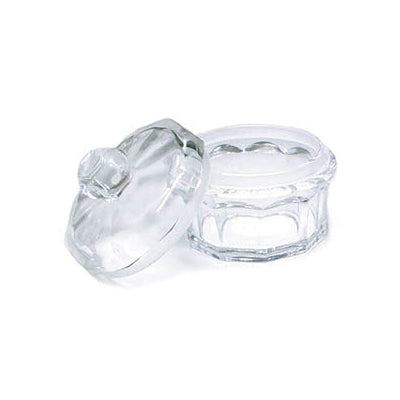 Alcohol Storage Cups: Benzine Alcohol Cup with Knobbed Lid, 3.5 oz - CP326 - Jules Borel