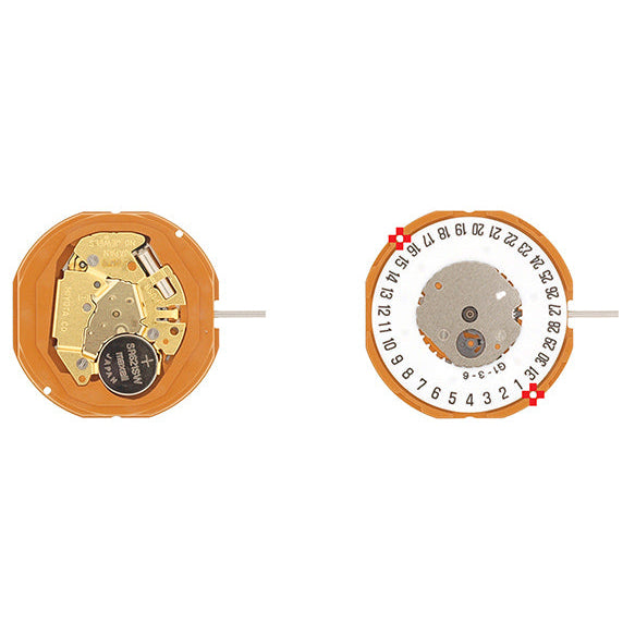 Miyota Movement, MIY GM12 D6 MVT, Ligne 10-½