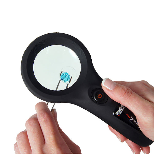 Hand-Held Illuminated Magnifier - LM2612 - Jules Borel & Co.