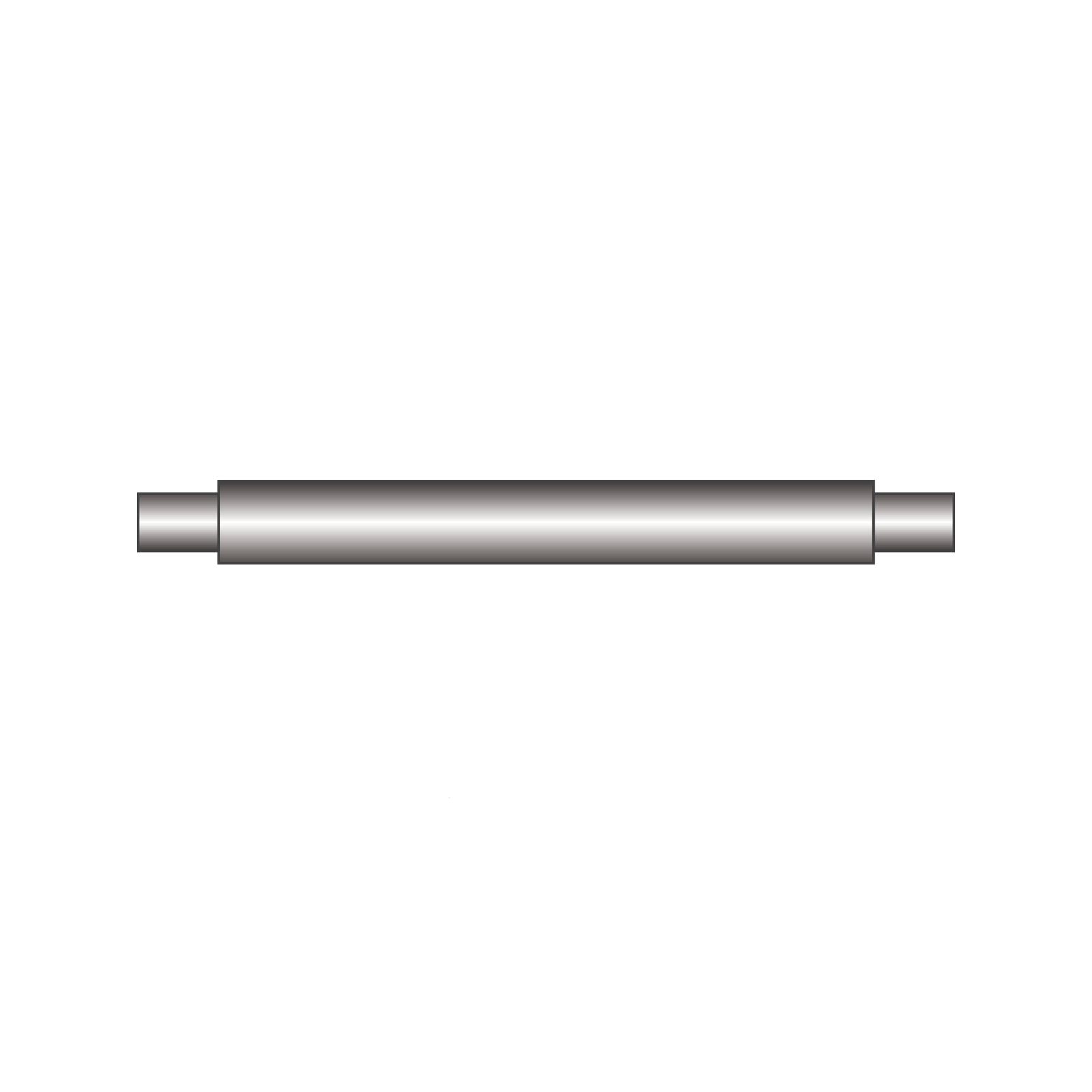Female Hollow: Female / Hollow Spring Bar, Lug Size 15mm, Diameter 1.78mm, 3 Pieces - Jules Borel