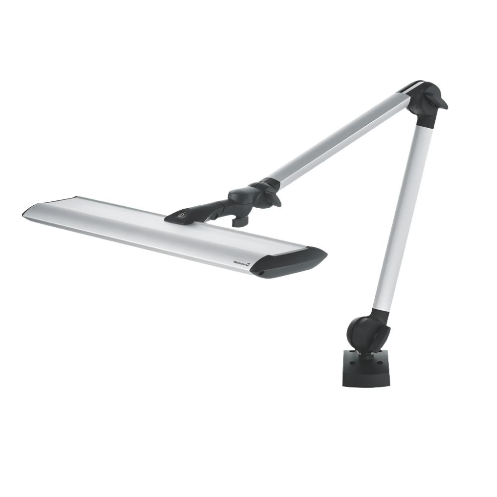 Waldmann TANEO LED Lamp, 15.7&quot;, 5000K, Silver, German