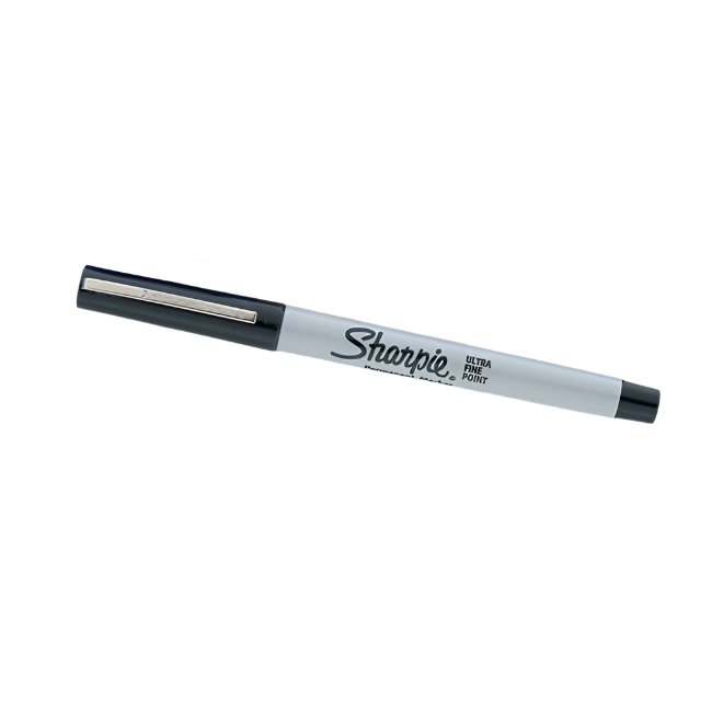 Ultra-Fine Black Permanent Marker - TA790