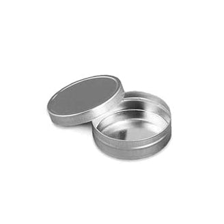 Metal Trays and Boxes: Round Metal Box, 1-1/2"x 1/2" - BX277 - Jules Borel