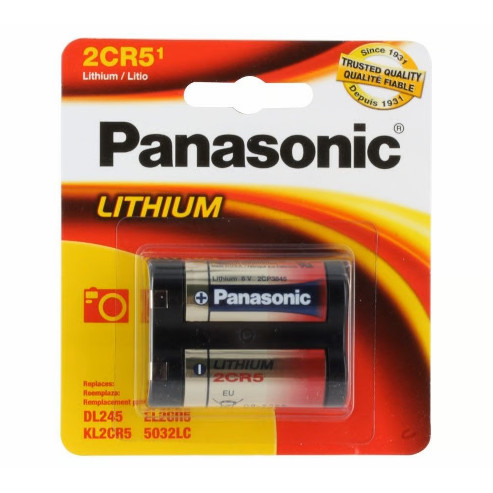 6 Volt Cells: Panasonic Lithium Capacitor, 2CR5, 45.0mm - Panasonic