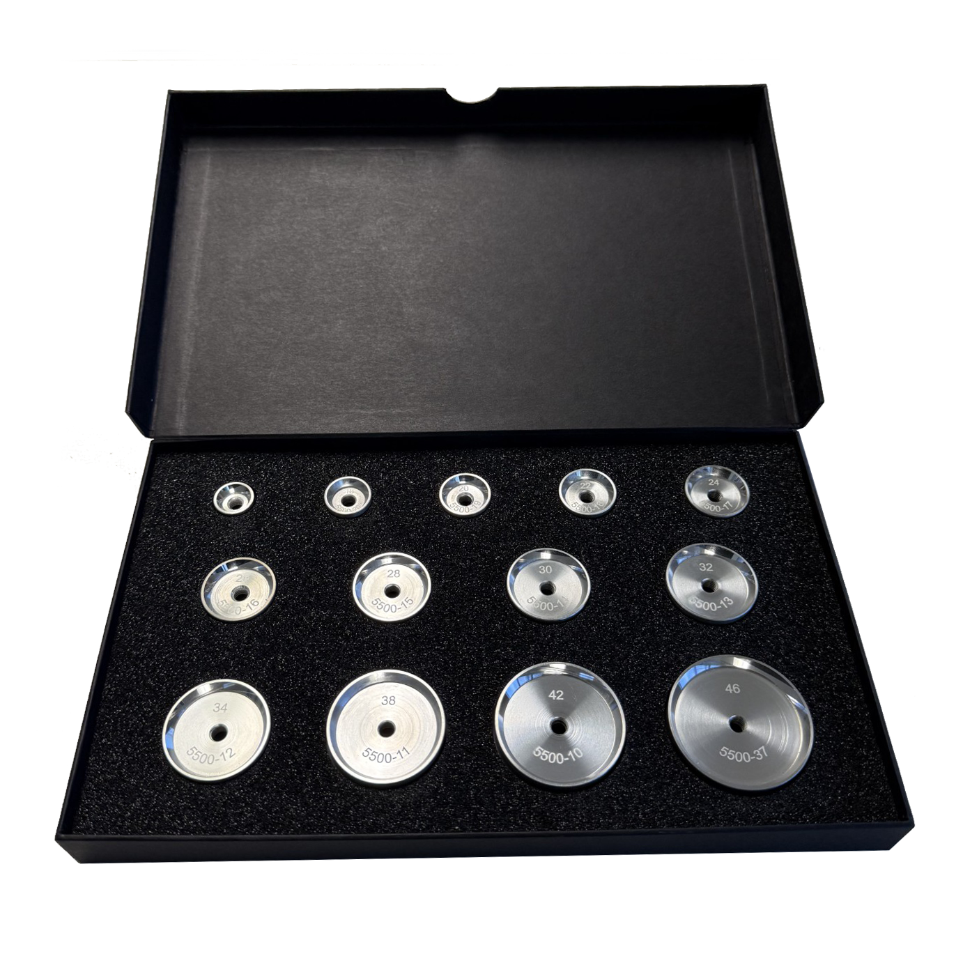 Dies: Bergeon Reversible Dies, Set of 13, 5500-J - Bergeon