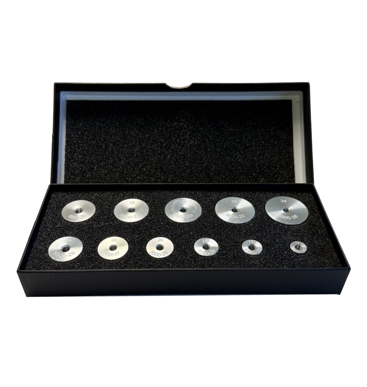 Dies: Bergeon Flat Reversible Dies, Set of 11, 5500-K - Bergeon