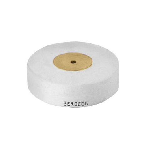 bergeon-1198-white-felt-wheel-wooden-hub-70mm