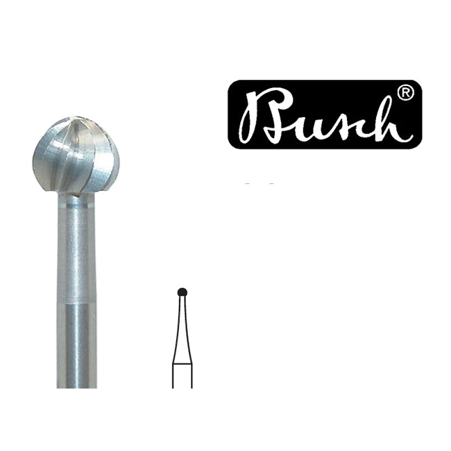 Busch-Ball-Bur-Size-012-1.2-mm-BR1001-012