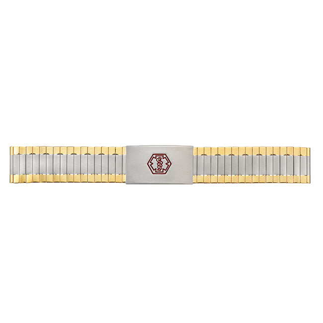 alpine-jb-t3822med-stainless-steel-medical-alert-expansion-two-tone-22mm