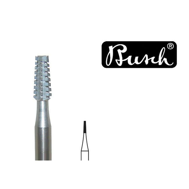 Busch-Cone-Square-Cross-Cut-Bur-Size-009-0.9-mm-BR1023-009
