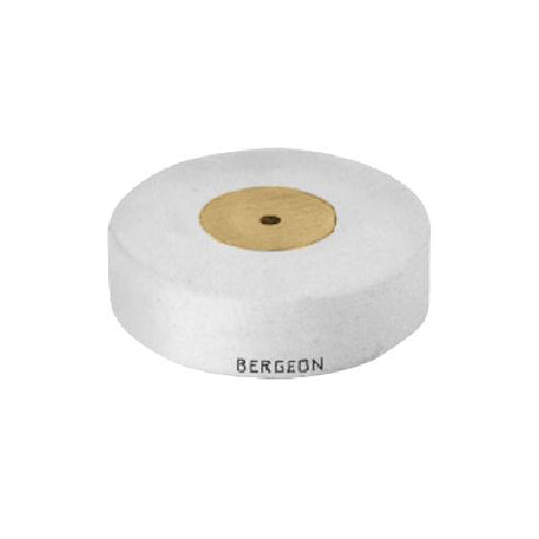 bergeon-1199-white-felt-wheel-wooden-hub-80mm