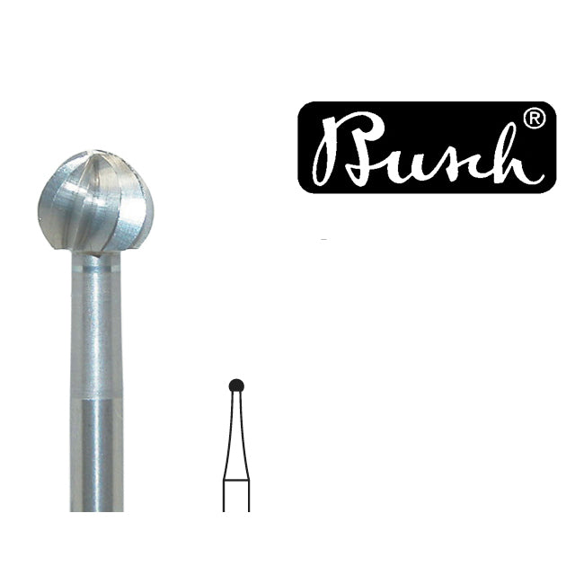 Busch-Ball-Bur-Size-014-1.4-mm-BR1001-014