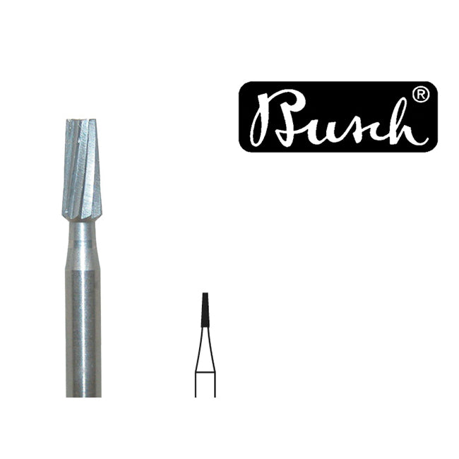 Busch-Cone-Square-Plain-Bur-Size-010-1.0-mm-BR1017-010