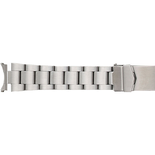 alpine-jb-s599-stainless-steel-bracelet-white-curved-ends-18-19-20mm