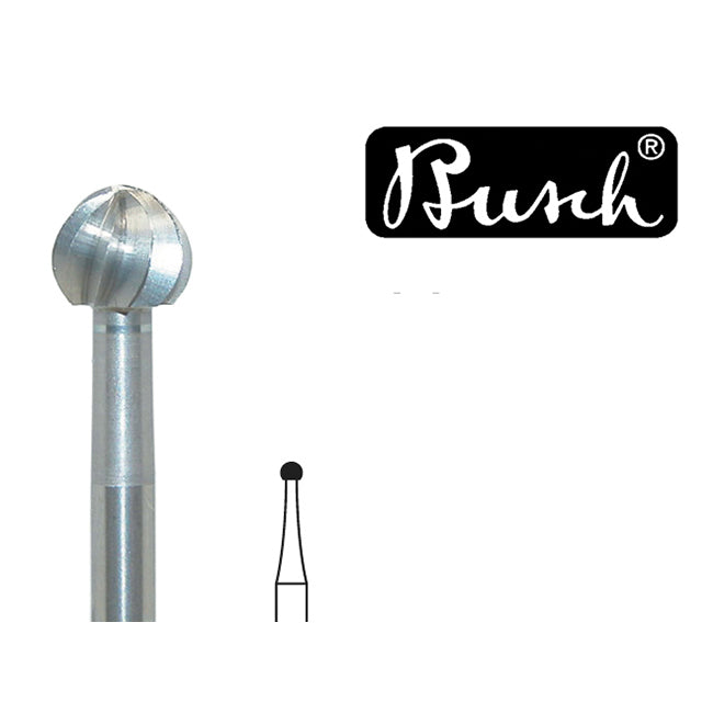 Busch-Ball-Bur-Size-017-1.7-mm-BR1001-017